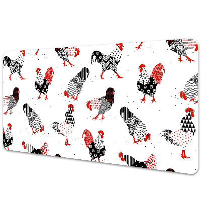 Podložka na písací stôl Nezvyčajné kohúty