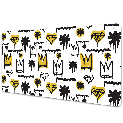 Podložka na písací stôl Kreslené koruny