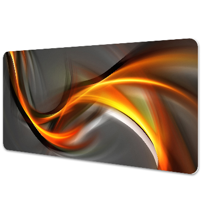 Veľká podložka na stôl Abstraktná oranžová farba
