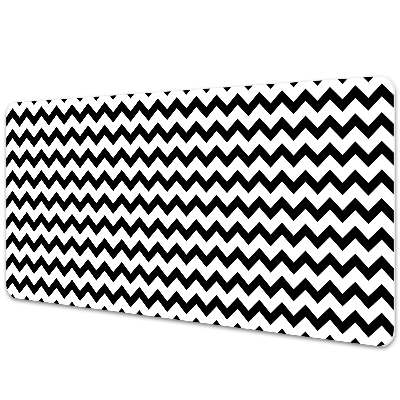 Veľká podložka na stôl Čierny geometrický vzor