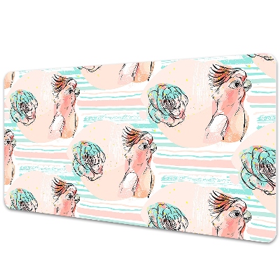 Podložka na písací stôl Papagáje