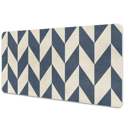 Veľká podložka na stôl Šedé geometrické vektory