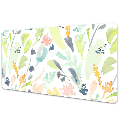 Podložka na stôl Akvarelové listy a kvety.