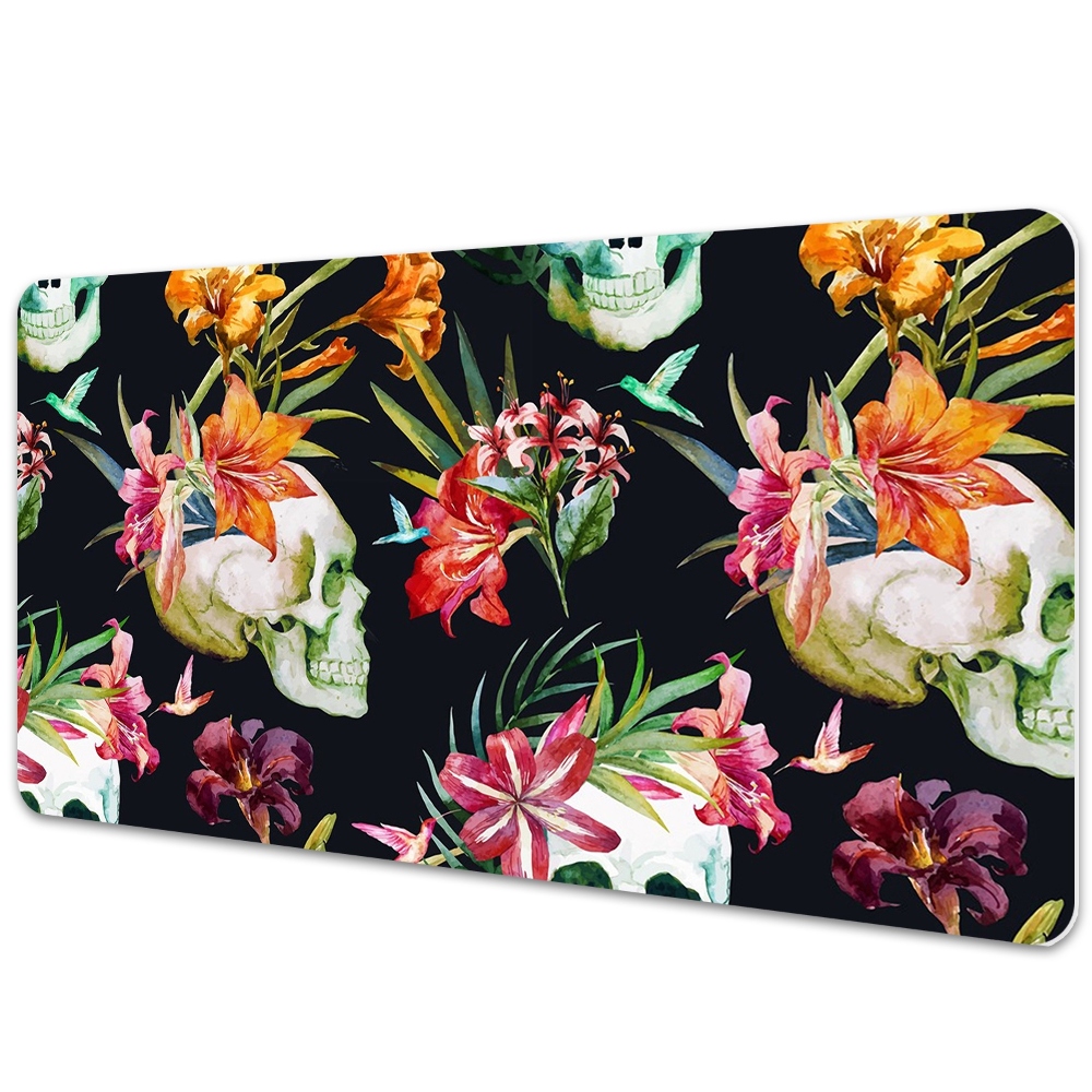 Podložka na stôl Kvety s lebkami