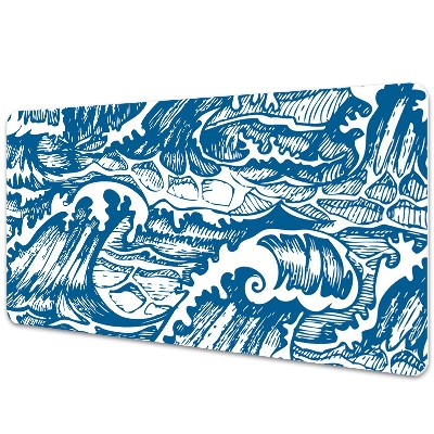 Veľká podložka na stôl Morské vlny