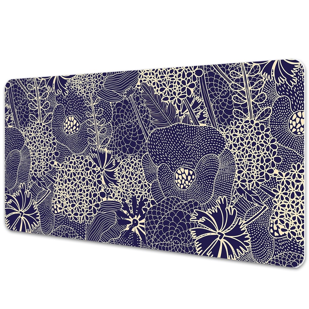 Podložka na stôl Modrý kvetinový vzor