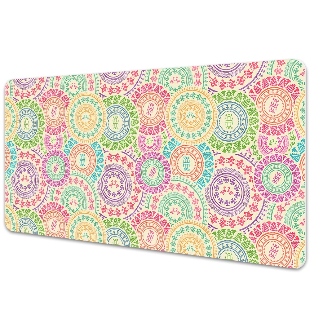 Podložka na písací stôl Abstraktný kruhový vzor