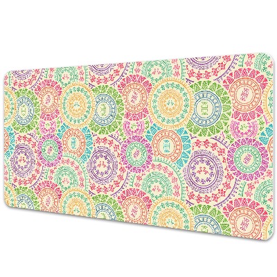 Podložka na písací stôl Abstraktný kruhový vzor