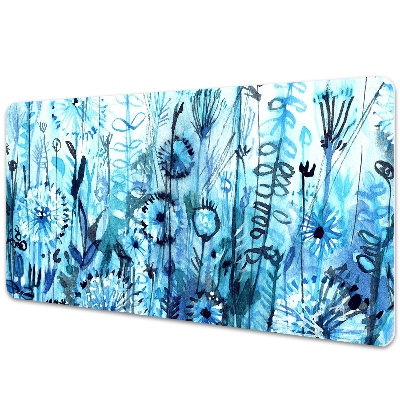 Podložka na písací stôl Lúka v modrej farbe