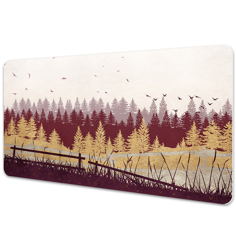 Veľká podložka na stôl Lesná krajina na jeseň