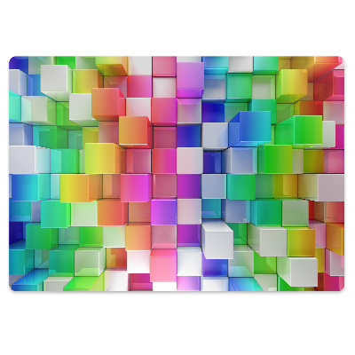 Podložka pod stoličku na podlahu Farebná abstrakcia