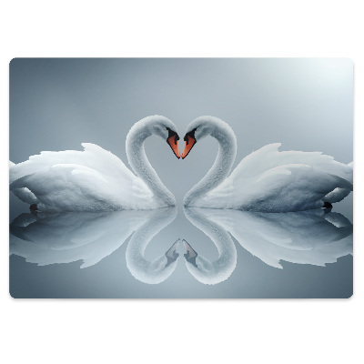 Ochranná podložka pod stoličku Labute