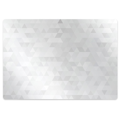 Podložka pod stoličku na podlahu Svetelné trojuholníky