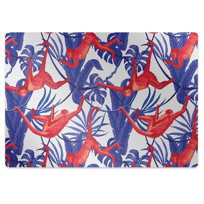 Podložka pod stoličku Opice Abstraktné