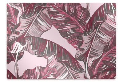 Ochranná podložka pod stoličku Ružová palma