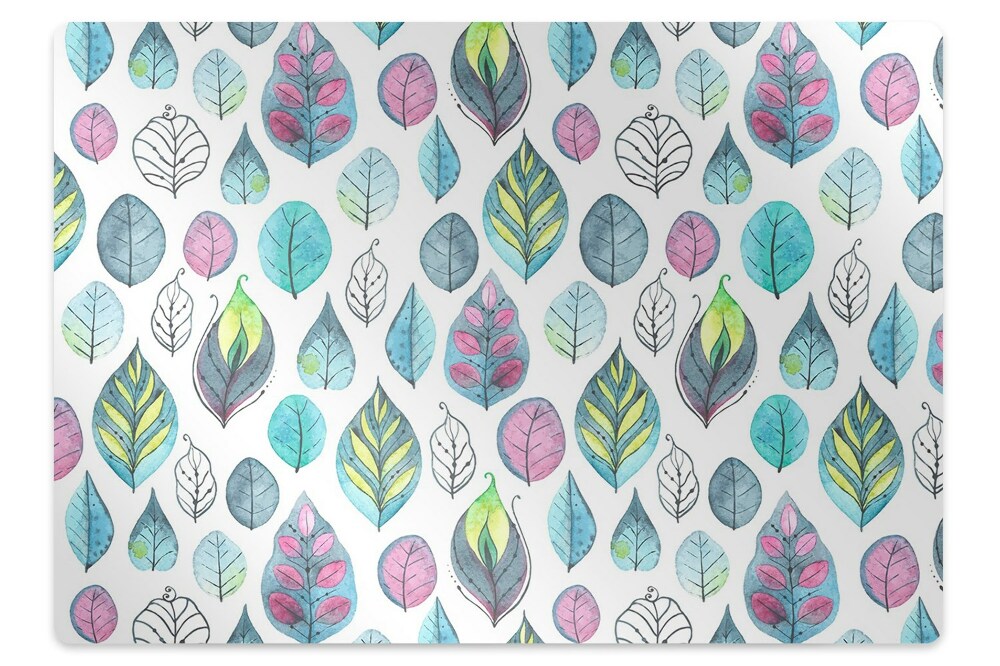 Podložka pod stoličku Kreslené listy