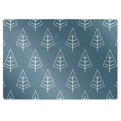 Podložka pod stoličku na podlahu Modrý les