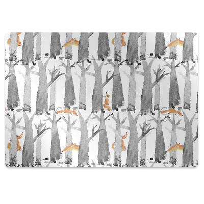 Podložka pod stoličku Líšky v lese