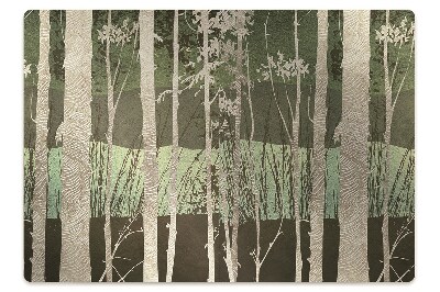 Ochranná podložka pod stoličku Stromy