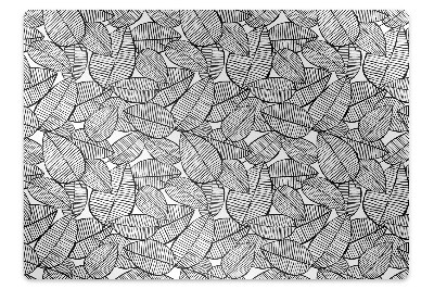 Podložka pod stoličku na podlahu Tropický vzor