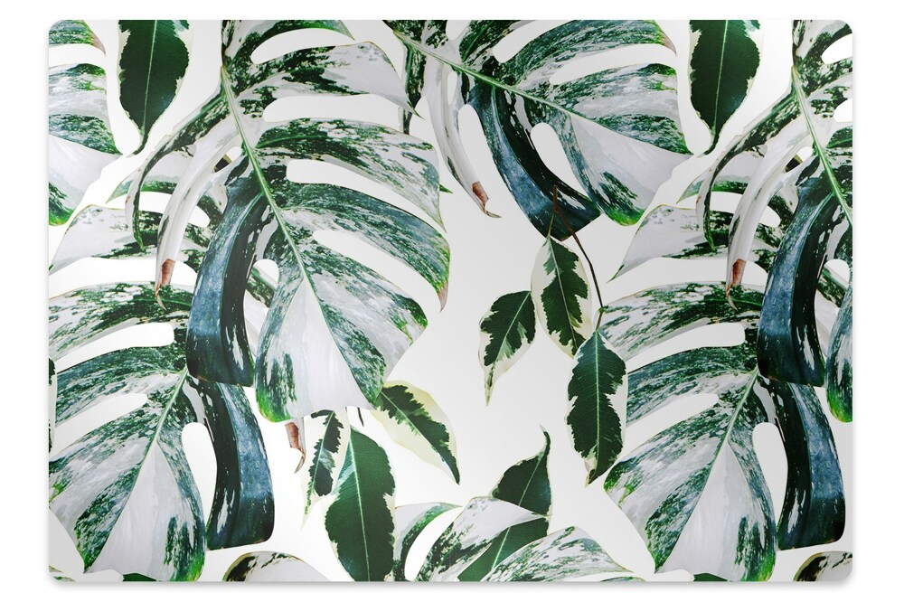 Ochranná podložka pod stoličku Palmový list