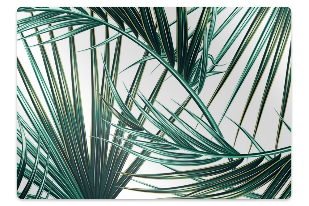 Podložka pod stoličku na kolieskach Palmový list