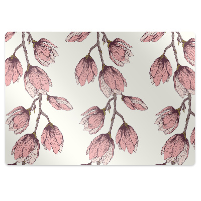 Podložka pod stoličku na kolieskach Kvitnúci vinič