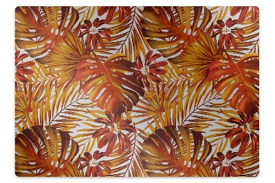 Ochranná podložka pod stoličku Ohnivé listy