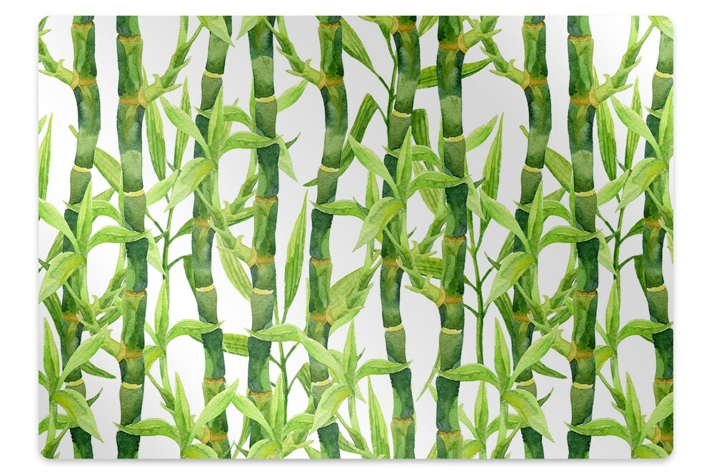 Podložka pod stoličku na podlahu Bambus