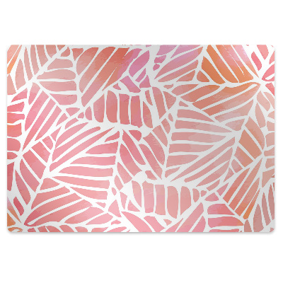 Podložka pod stoličku na kolieskach Zelené ananásy