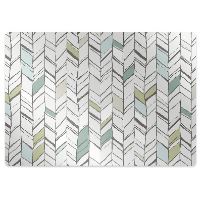 Podložka pod stoličku na kolieskach Strieborné kosti