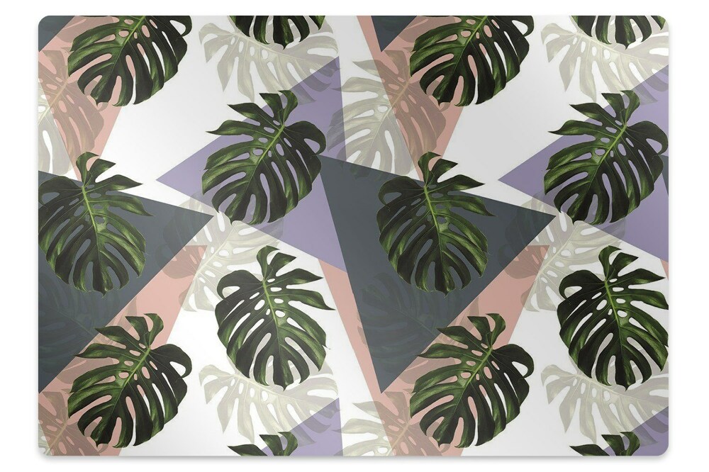 Podložka pod stoličku Vzor Monstera