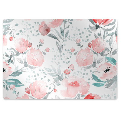 Podložka pod stoličku na podlahu Maľované maky