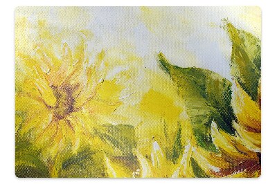 Podložka pod stoličku na podlahu Slnečnice