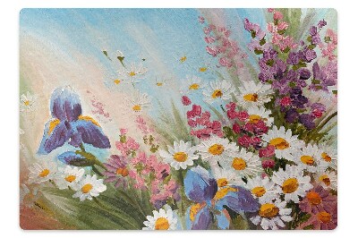 Podložka pod stoličku na kolieskach Lúka na poli