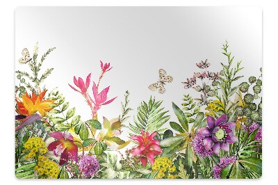 Podložka pod stoličku Tropické rastliny