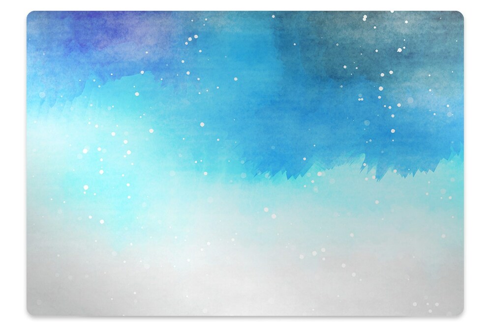 Podložka pod stoličku na kolieskach Maľovaná obloha