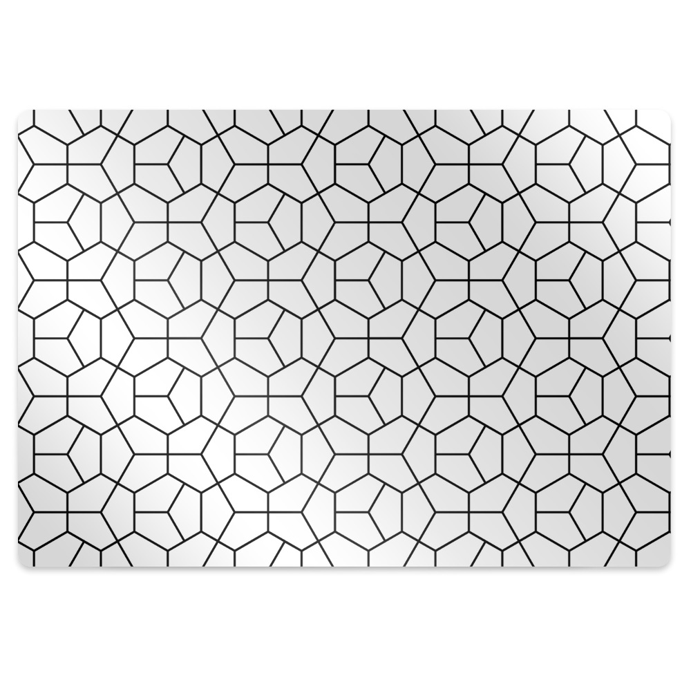 Podložka pod stoličku na kolieskach Geometrický vzor Penroseho dlaždic,