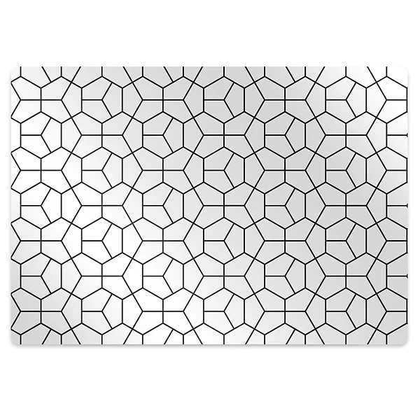 Podložka pod stoličku na kolieskach Geometrický vzor Penroseho dlaždic,