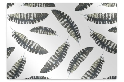 Podložka pod stoličku na kolieskach Boho perie