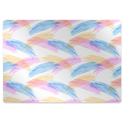 Podložka pod stoličku na podlahu Ťahy štetcom