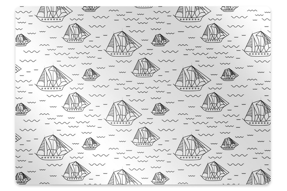 Podložka pod stoličku na podlahu Plachetnice na mori