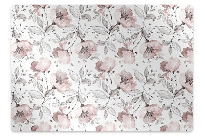 Podložka pod stoličku na podlahu Pastelové maky