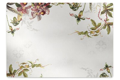 Ochranná podložka pod stoličku Exotická flóra