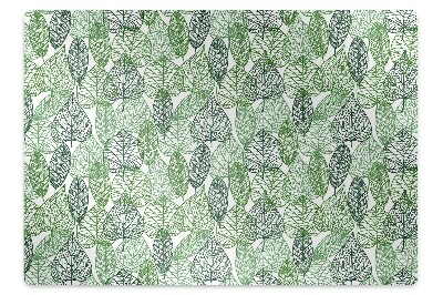 Podložka pod stoličku na kolieskach Lesné listy