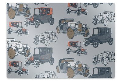 Podložka pod stoličku na podlahu Klasické autá