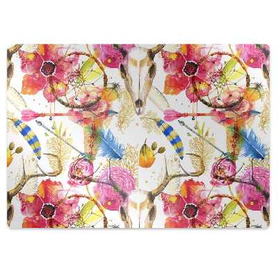 Ochranná podložka pod stoličku Indiánske motívy