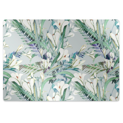 Ochranná podložka pod stoličku Krokusy