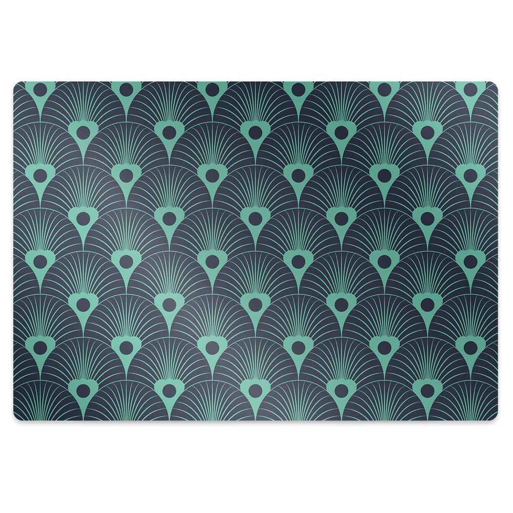 Ochranná podložka pod stoličku Neónová modrá