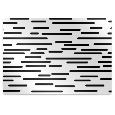 Podložka pod stoličku na kolieskach Prerušované čiary